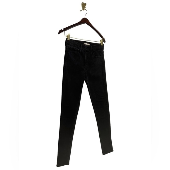 LEVI’S 720 High Rise Super Skinny Jeans Black Squared 27 - Picture 7 of 11